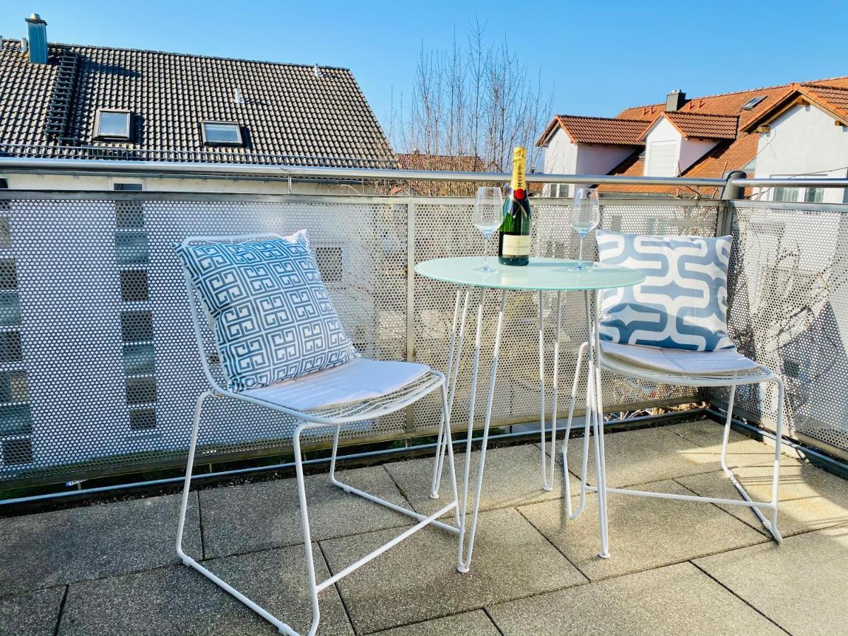 Ferien-Apartment Seewiesen Mit Privatstrand Friedrichshafen Exteriér fotografie