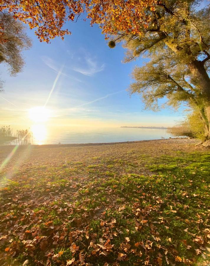 Ferien-Apartment Seewiesen Mit Privatstrand Friedrichshafen Exteriér fotografie